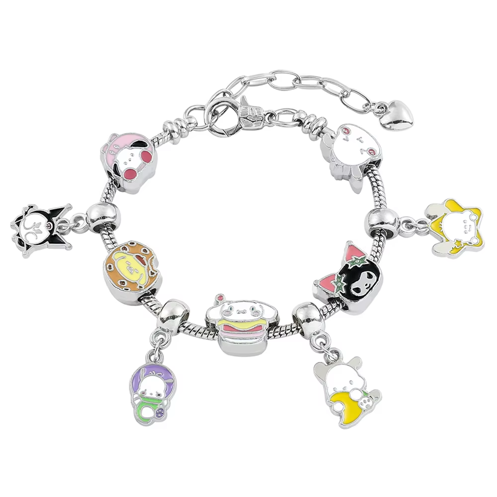 HK vergoldetes Armband mit Anhängern - Hochwertiger Kawaii-Schmuck für Frauen und Mädchen