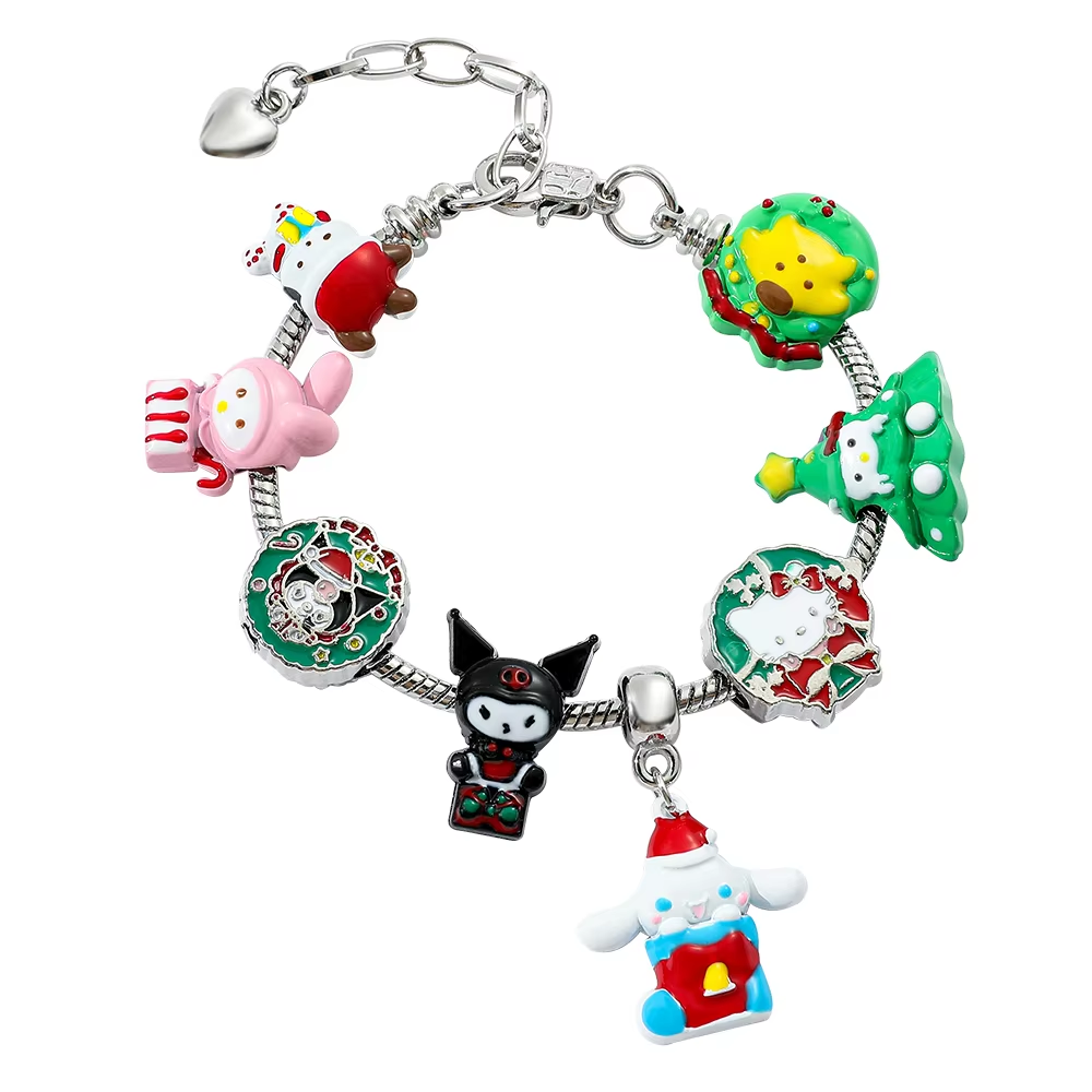 HK vergoldetes Armband mit Anhängern - Hochwertiger Kawaii-Schmuck für Frauen und Mädchen