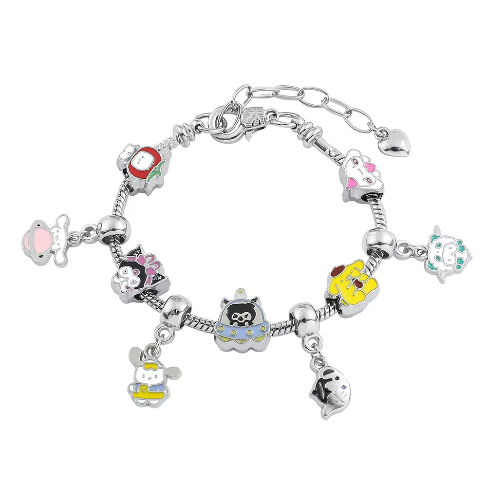 HK vergoldetes Armband mit Anhängern - Hochwertiger Kawaii-Schmuck für Frauen und Mädchen