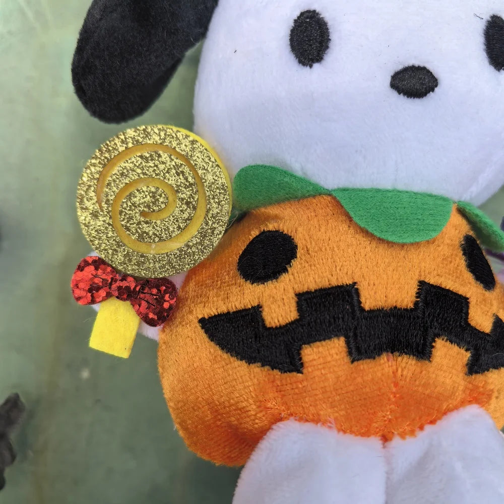 Kätzchen, Cinna, Pocha Halloween Plüsch mit Bonbon - Schlüsselanhänger, Halloween Geschenk