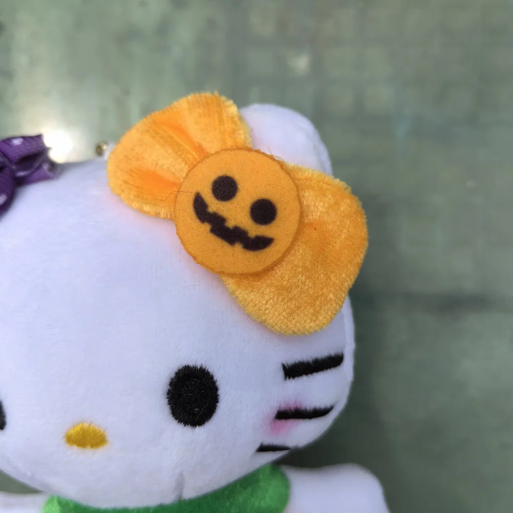 Kätzchen, Cinna, Pocha Halloween Plüsch mit Bonbon - Schlüsselanhänger, Halloween Geschenk