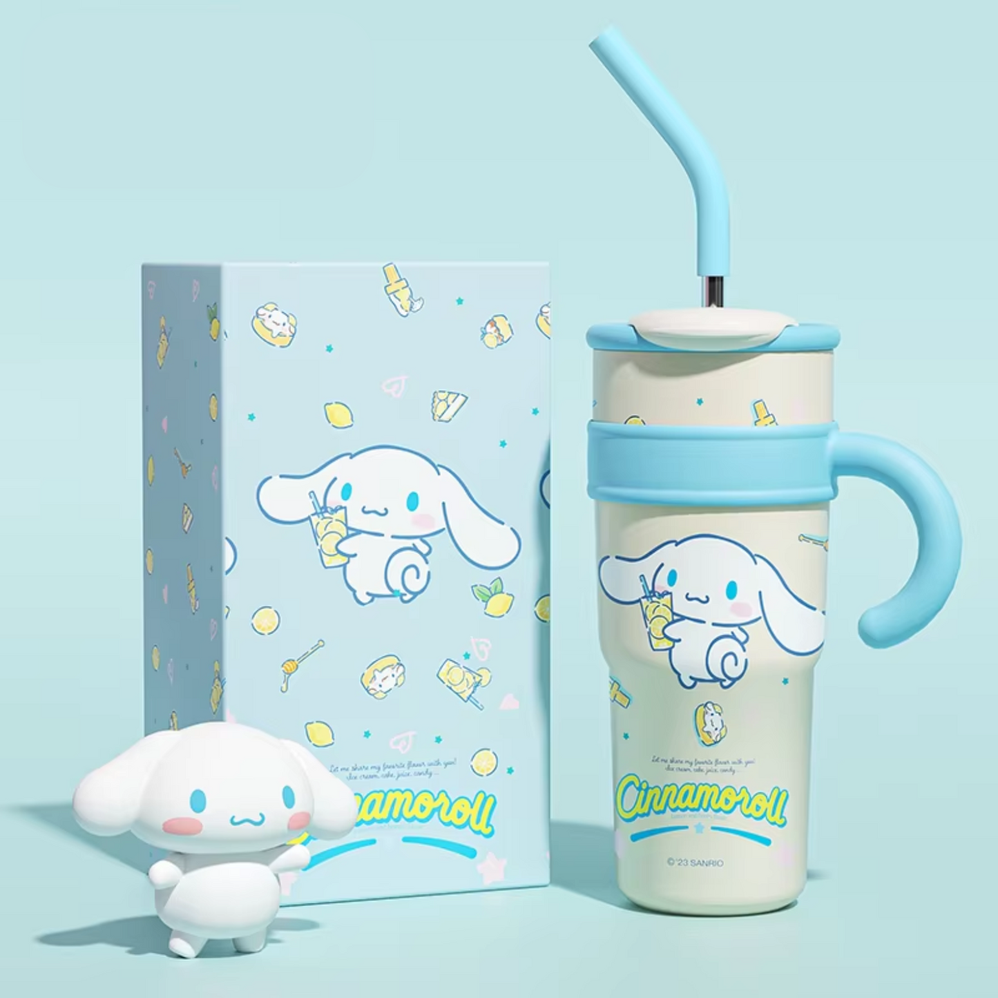 Sanrio Insulated Straw Thermos – Hello Kitty & My Melody Kids' Bottle