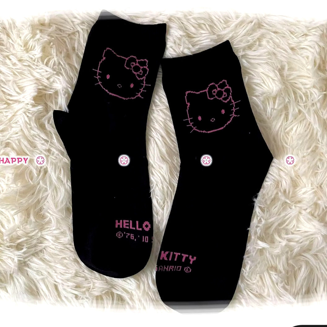 Y2K HK Socks for Girls Medium Socks