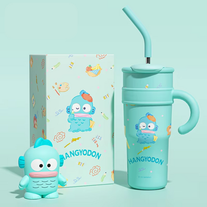 Sanrio Insulated Straw Thermos – Hello Kitty & My Melody Kids' Bottle