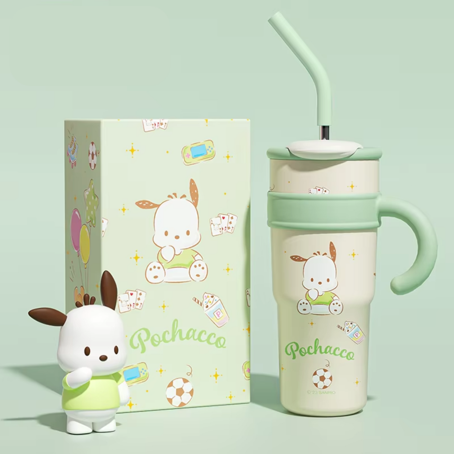 Sanrio Insulated Straw Thermos – Hello Kitty & My Melody Kids' Bottle