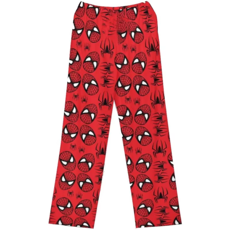 Cartoon-Loungehose – Hello Kitty, Spider-Man, Batman-Pyjamahose für Damen und Mädchen