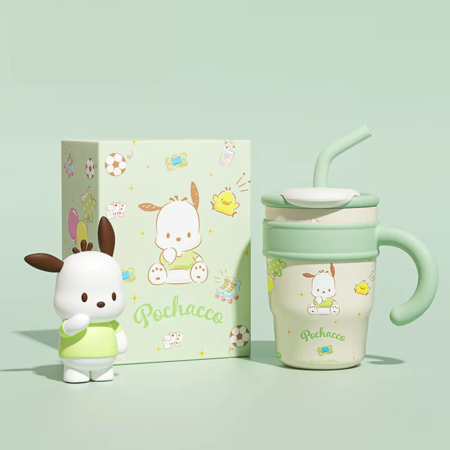 Sanrio Insulated Straw Thermos – Hello Kitty & My Melody Kids' Bottle