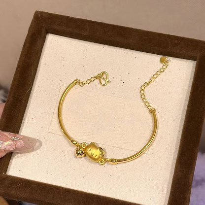 Kitty Bracelet - Kawaii Light Luxury Anime Jewelry for Girls & Gifts