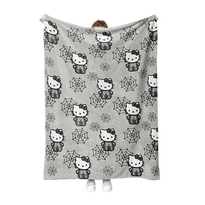 Halloween H. Kitty Blanket