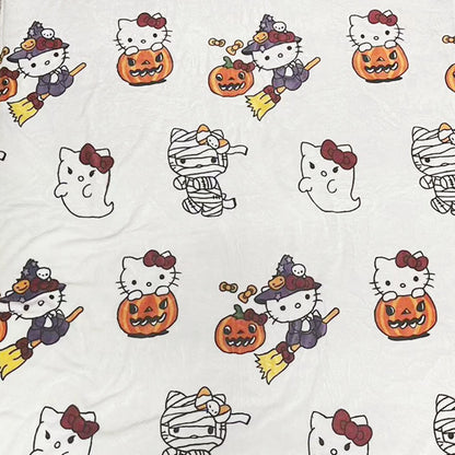 Halloween H. Kitty Blanket