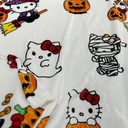 Halloween H. Kitty Blanket