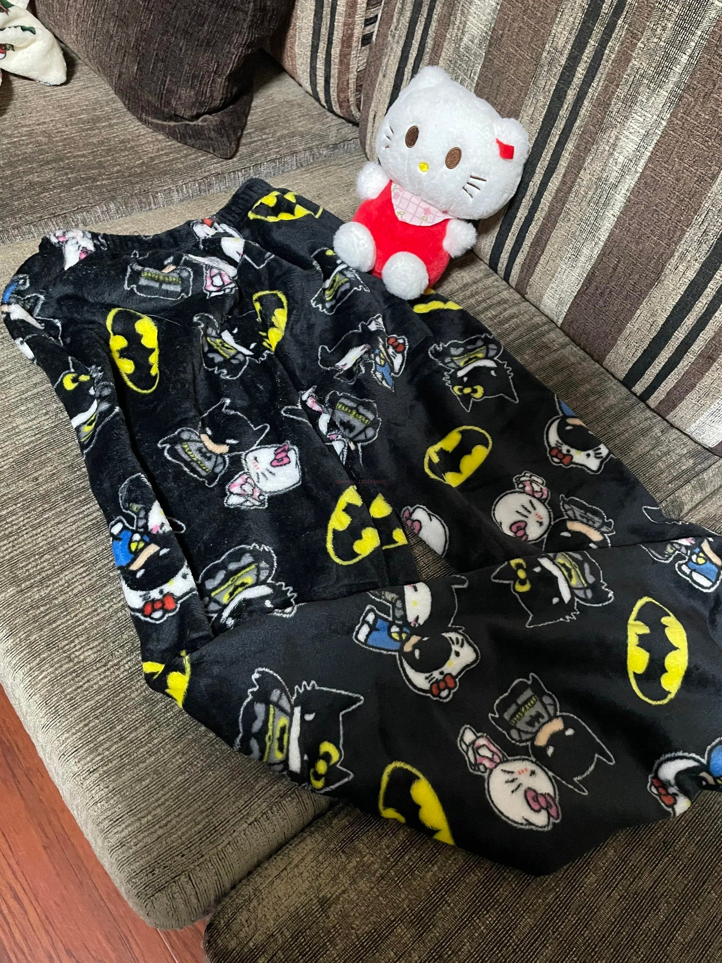 Hello Kitty x Batman Pajama Pants