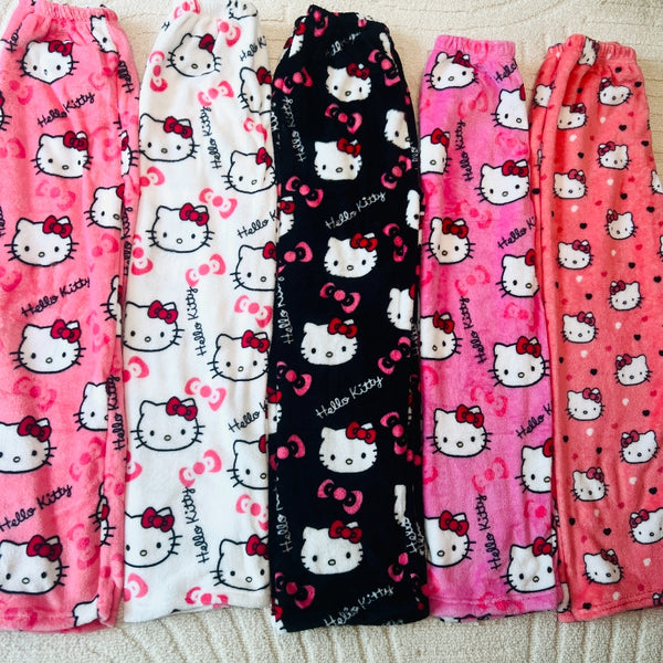 Cute Hello Kitty Matching Pyjamas