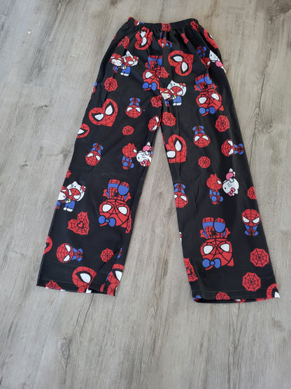 Hello Kitty x Spiderman Lockere Pyjamahose aus Baumwolle