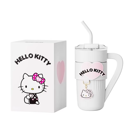 Miniso Sanrio Vacuum Cup – Cute Hello Kitty, Kuromi & Lots-O'-Huggin' Bear Designs, Best-Selling Kawaii Kettle Cup