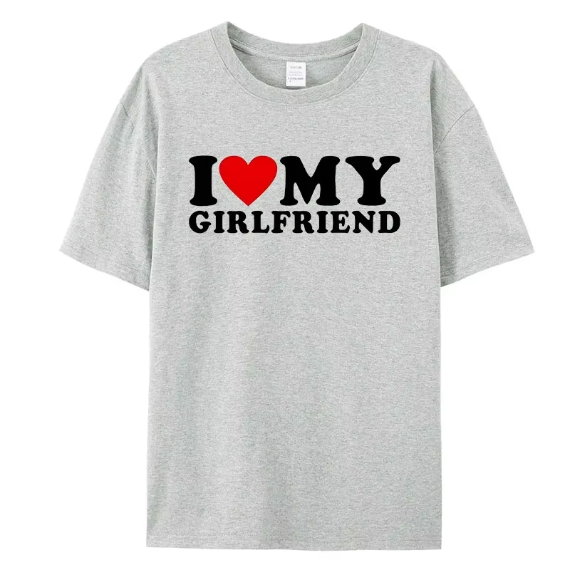 "I Love My Girlfriend" Graphic Tee – Soft, Stylish & Comfy Casual T-Shirt for Men